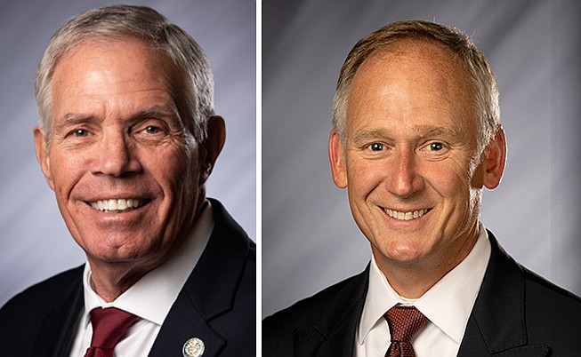 Pictured (L to R) are state Reps. David Abbott (R-Rome City) and Craig Snow (R-Warsaw). Photos Provided.