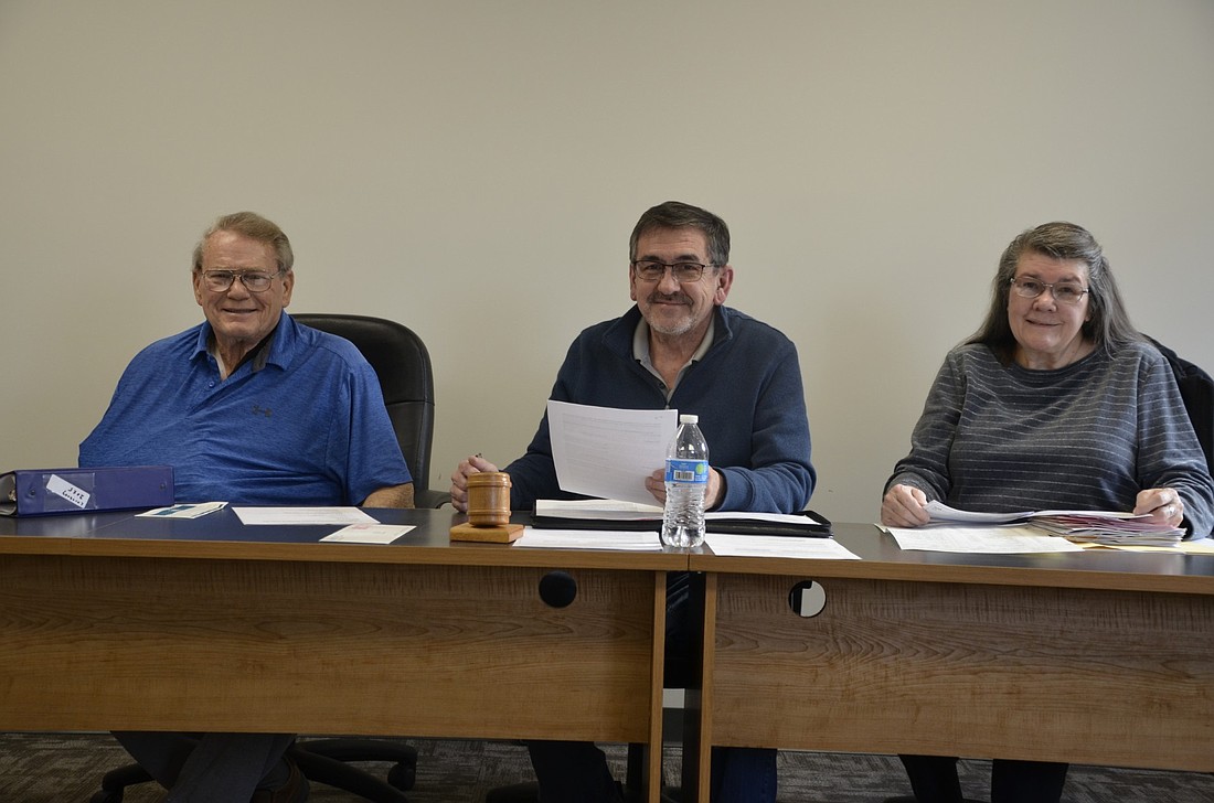 Pictured (L to R) are Leesburg Town Council members Tom Moore, Mitch Rader and Christina Archer. Photo by Lasca Randels, InkFreeNews