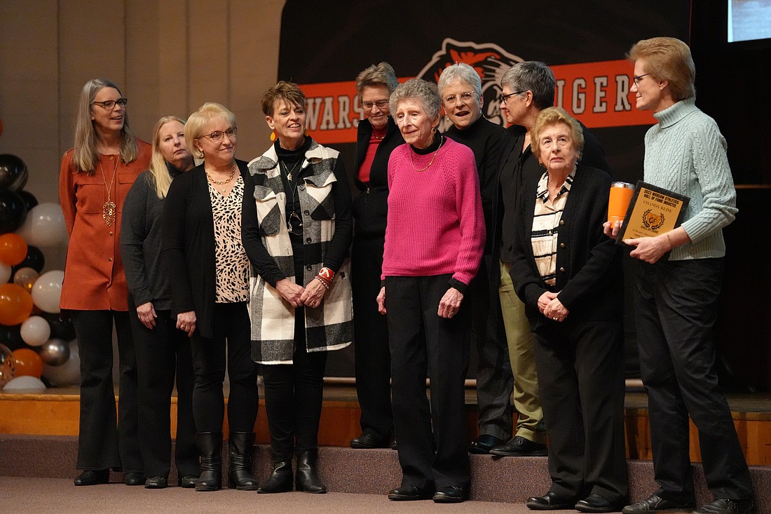 The 2023 Hall of Fame induction included the 1978 girls basketball state championship team. Photo Provided.