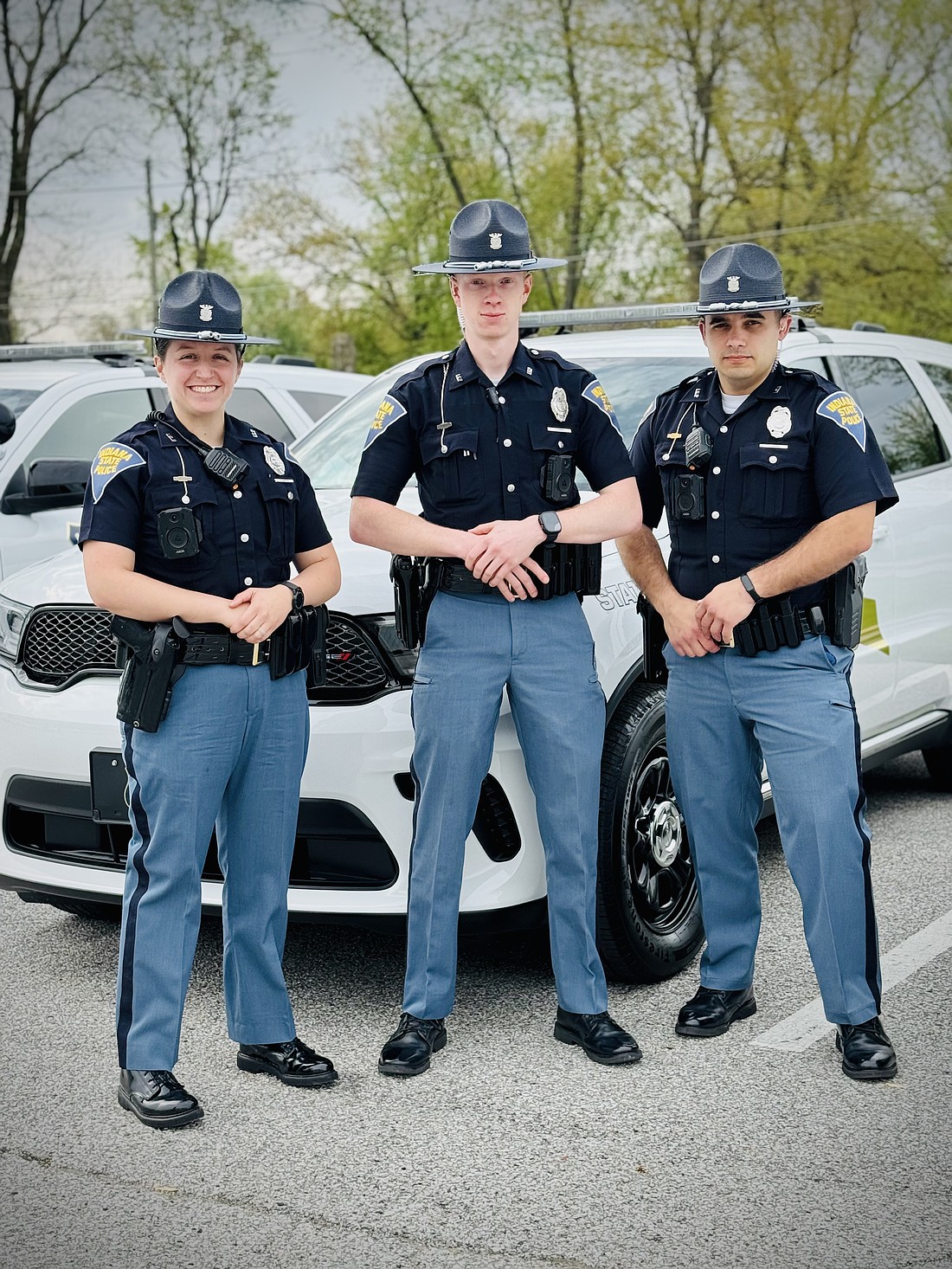 Pictured (L to R) are Troopers Brianna Santoyo, Carson Hieber and Andrew Bixler. Photo Provided