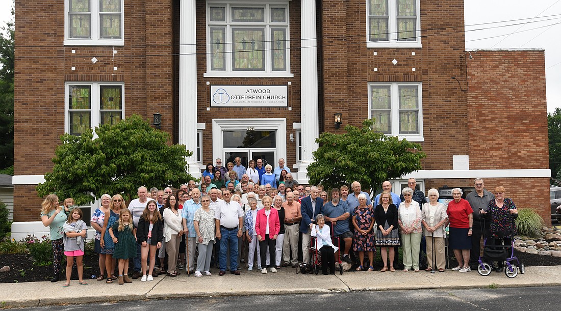 Pictured is Atwood Otterbein Church parishioners in front of the church. Photo Provided