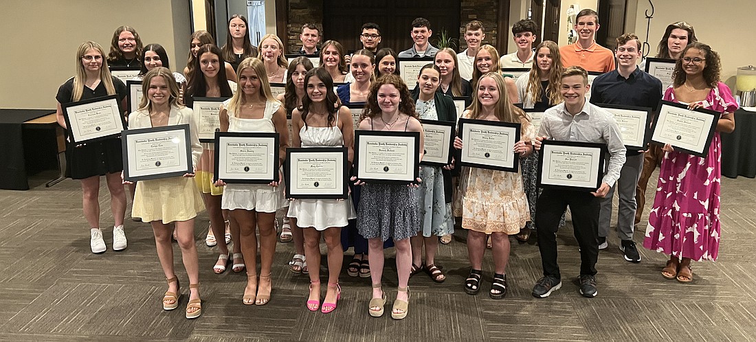 Pictured is the 2024-25 Kosciusko Youth Leadership Academy graduating class. Photo Provided