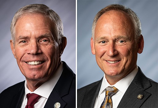 Pictured (L to R) are Indiana state Reps. David Abbott (R-Rome City) and Craig Snow (R-Warsaw). Photos Provided