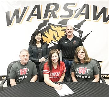 Fribley Signs To Cheer For IWU