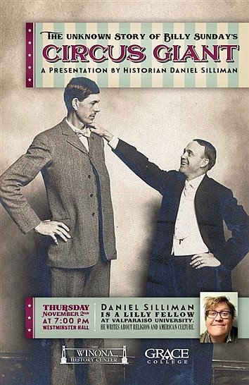 Silliman To Present On Billy Sunday At Grace College