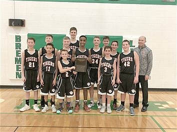 Tigers Seventh Grade Boys Basketball Win NELMSC Championship