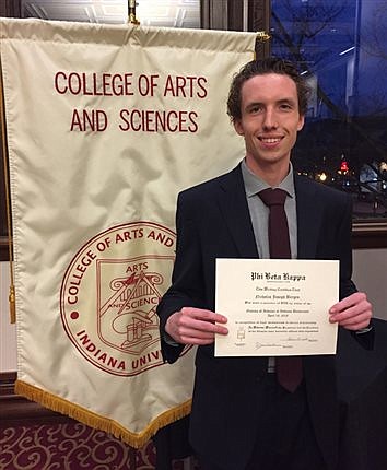 WCHS Grad Nick Bergen Inducted Into Phi Beta Kappa At Indiana University
