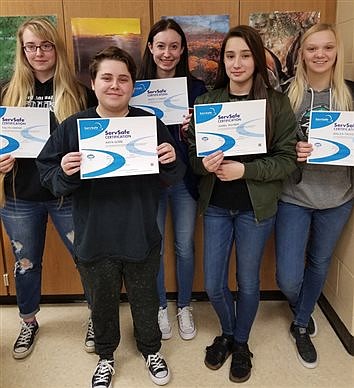 Whitko High School Culinary Students Receive ServSafe Certification