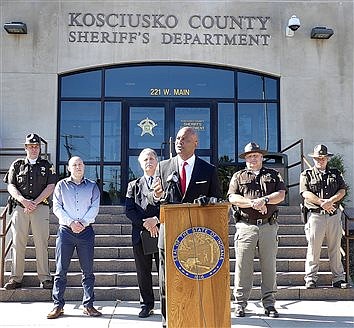 A.G. Hill In Town To Announce Addiction Grant For Kosciusko County