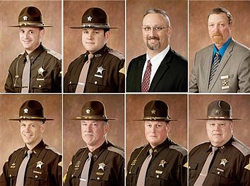 County Sheriff's Department Announces Eight Retirements