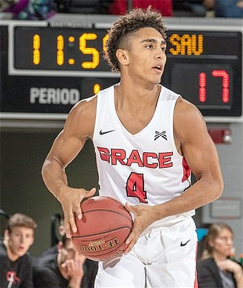Gill's Triple-Double Lifts Grace College Lancers
