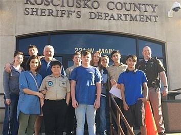 BSA Troop 715 Visits The Justice Building