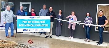 Pop-Up Childcare Center For Frontline Workers Opens, Has Ribbon-Cutting Ceremony