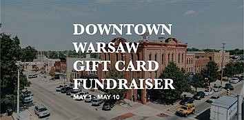 Downtown Warsaw Gift Card Fundraiser Kicks Off Friday