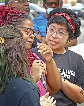 Peaceful Protest Brings Hundreds To County Courthouse In Warsaw