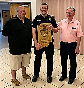 Retiring Bourbon Officer Honored For Years Of Service