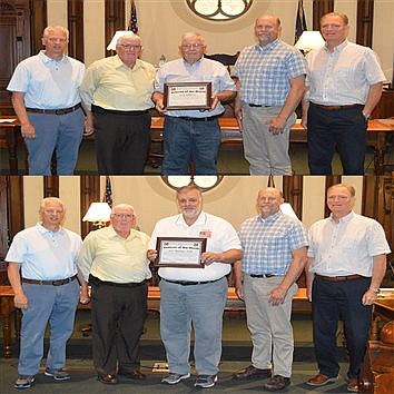 Commissioners Honor Hollar, Locke As Vets Of The Month