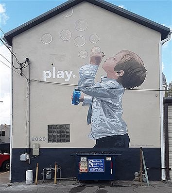 Mural Artist Hopes To Evoke Joy Of Childhood