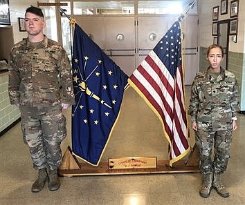 National Guard Soldiers Serve Community At Nursing Home