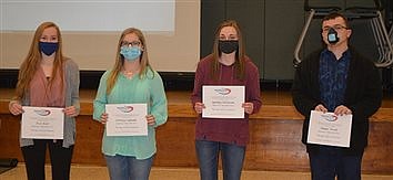 Valley Recognizes 4 Jrs. For Academics