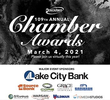 Kosciusko Chamber To Host Virtual Awards