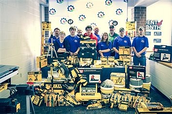 Donations From Builders Mart, DeWalt Benefit Whitko Students