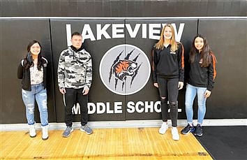 Lakeview Middle School Honors Athletes