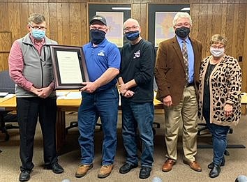 Bourbon Council Recognizes Street Superintendent For Service