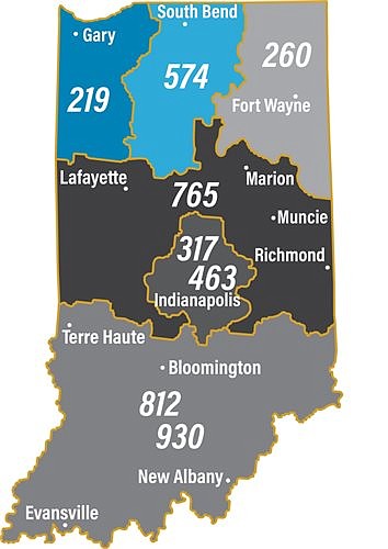 10-Digit Dialing In Indiana’s 219 & 574 Area Codes Starts This Year