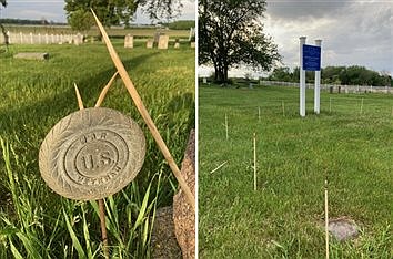 Flags, Flowers Vandalized At Area Cemetery