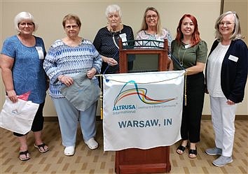 Warsaw’s Altrusa Initiates New Members