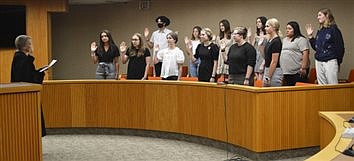 Teen Court Sworn In