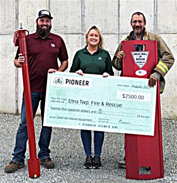 Corteva Agriscience, Pioneer Seed Donate To Etna Township Fire & Rescue