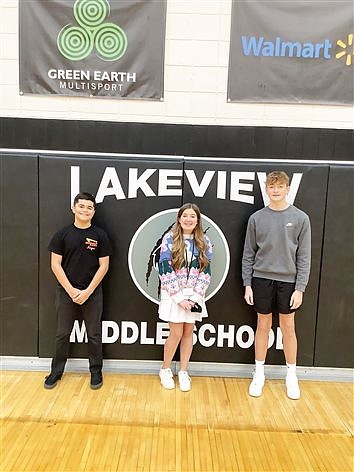 Lakeview Middle School Announces December Athletes Of The Month