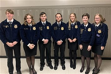 Warsaw FFA Chapter Meeting Team Earns First Place