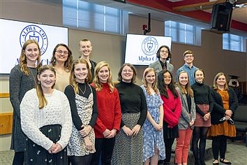 Grace College Inducts 14 Students To Alpha Chi Honor Society