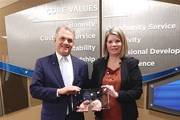 Lake City Bank Presents 2021 Commitment Award To Kim Hooley