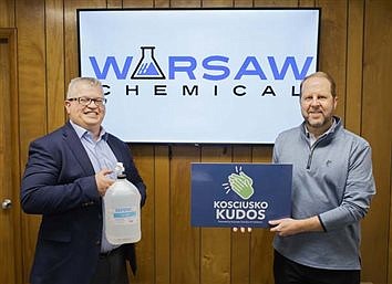 Kosciusko Chamber Gives Warsaw Chemical Kudos