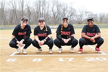 Lady Lancers Softball Picks Up Win On Senior Day