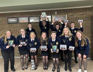 Warsaw FFA Competes At FFA District 2 Leadership Development Events Competition