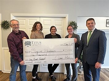 Titus Funeral Home Donates To The Magical Meadows