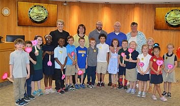 Second-Graders Cheer On Classmate’s Adoption