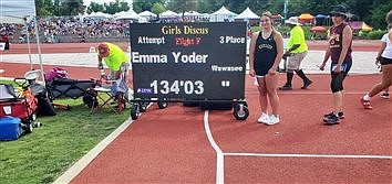 Wawasee’s Emma Yoder Tops Area Athletes At State Track & Field Meet