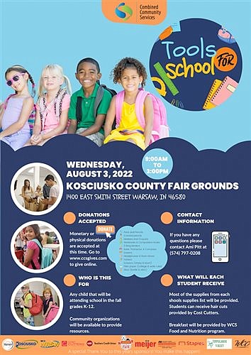 CCS Hosts 27th Annual Tools For School Aug. 3