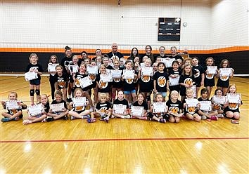 2022 Warsaw Community High School Volleyball Camp Awards 