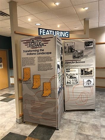 Traveling Indiana Auto Industry Exhibit On Display At Warsaw City Hall