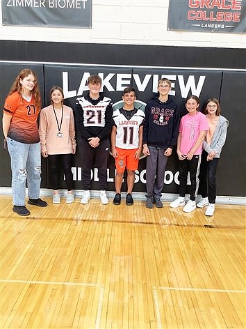 Lakeview Middle School Announces September Athletes Of The Month