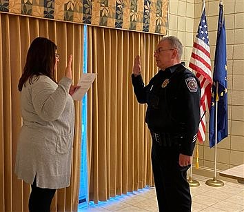 New Pierceton Town Marshal Jim Bumbaugh Sworn In