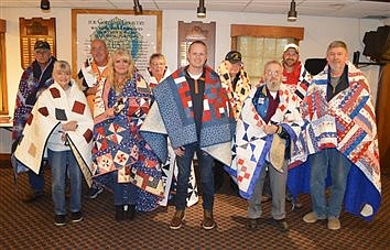 10 Veterans Receive Quilts Of Valor From Post 253, Lakeland Quilt Club