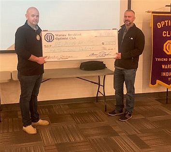 Breakfast Optimist Club Donates To Helping Hands Program